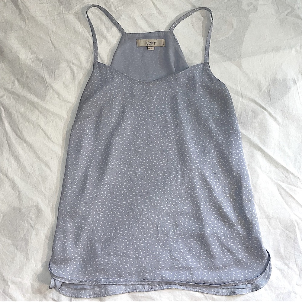 LOFT Lavender Top Petite Small